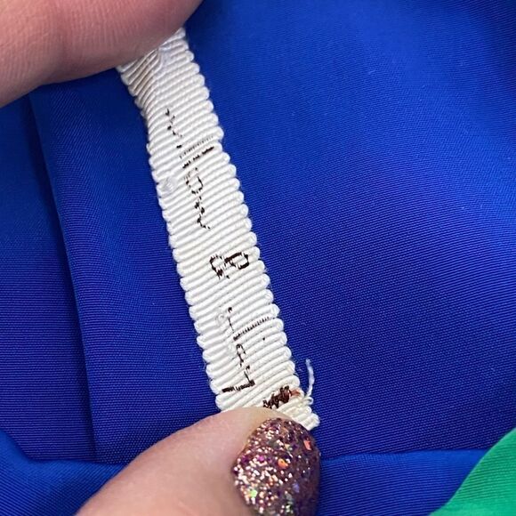 Willow & Clay green blue colorblock dress small - Picture 4 of 5